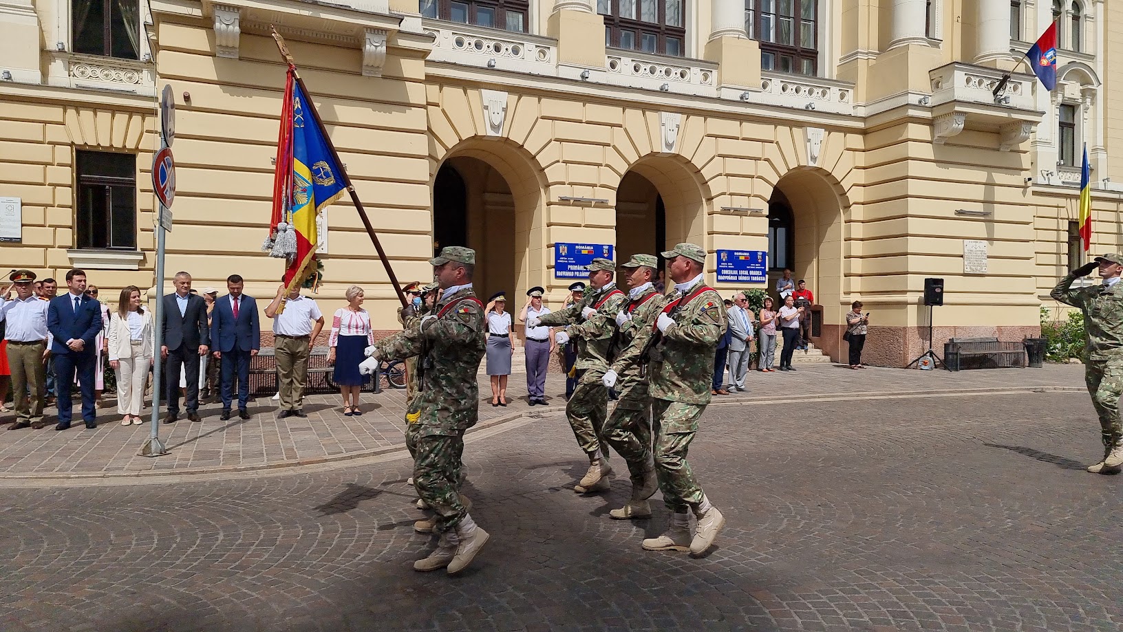 Foto: Ceremonial militar de Ziua Drapelului Național 26.06.2024