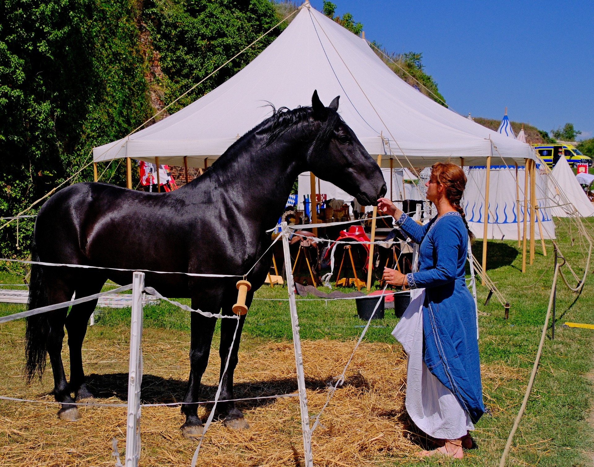 Festivalul Medieval în cea de a doua zi 05.07.2024; Foto: Alexandru Nițescu