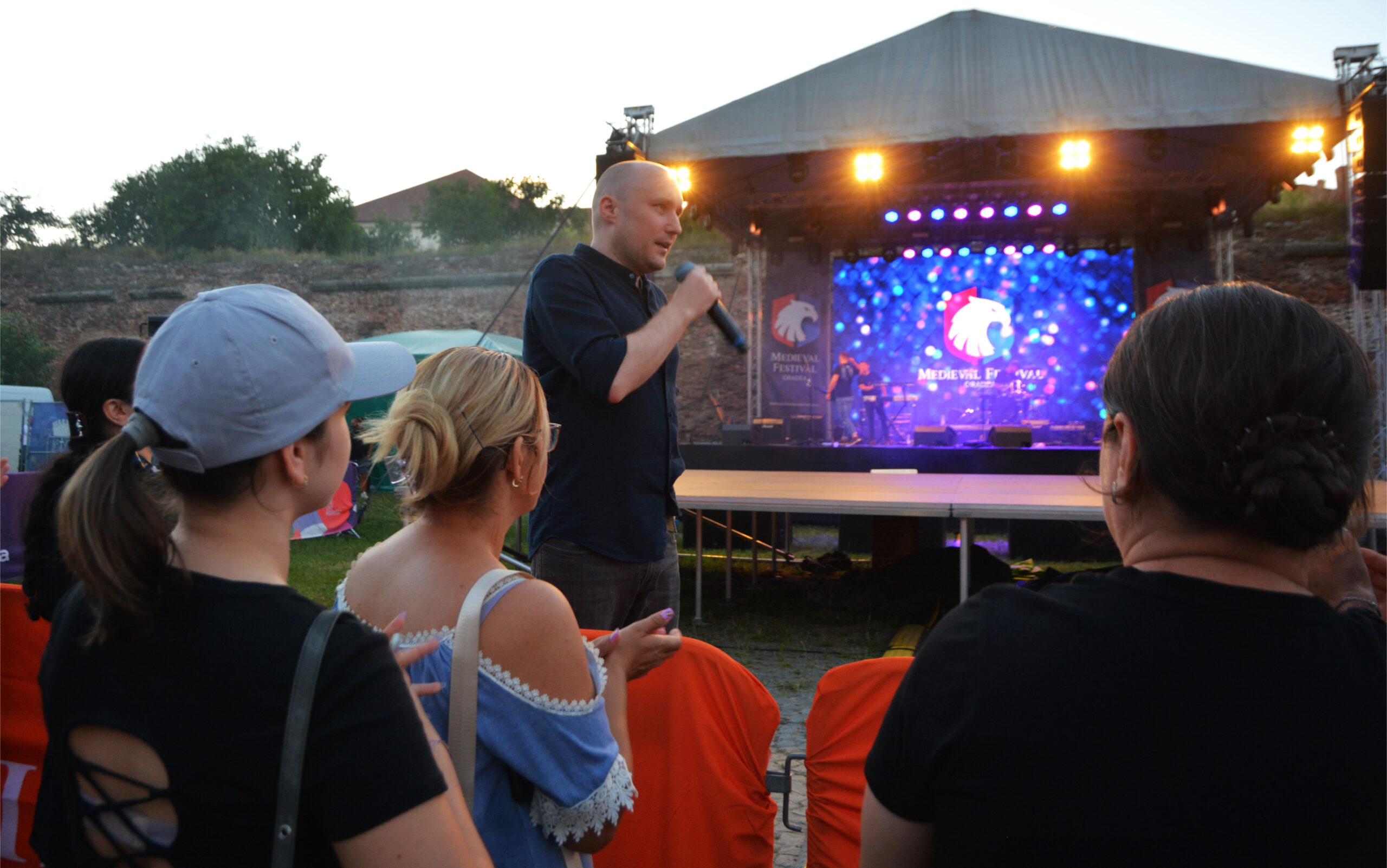 Concert Grimus la Festivalul Medieval Oradea. Foto: Camelia Buşu