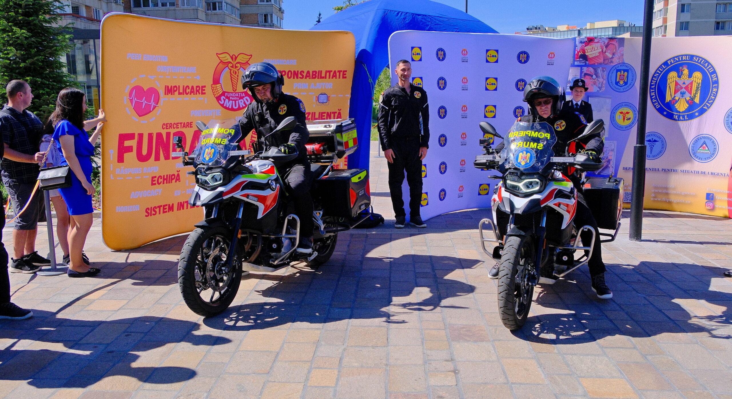 ISU a primit două motociclete Smurd 06.07.2024; Foto: Alexandru Nițescu