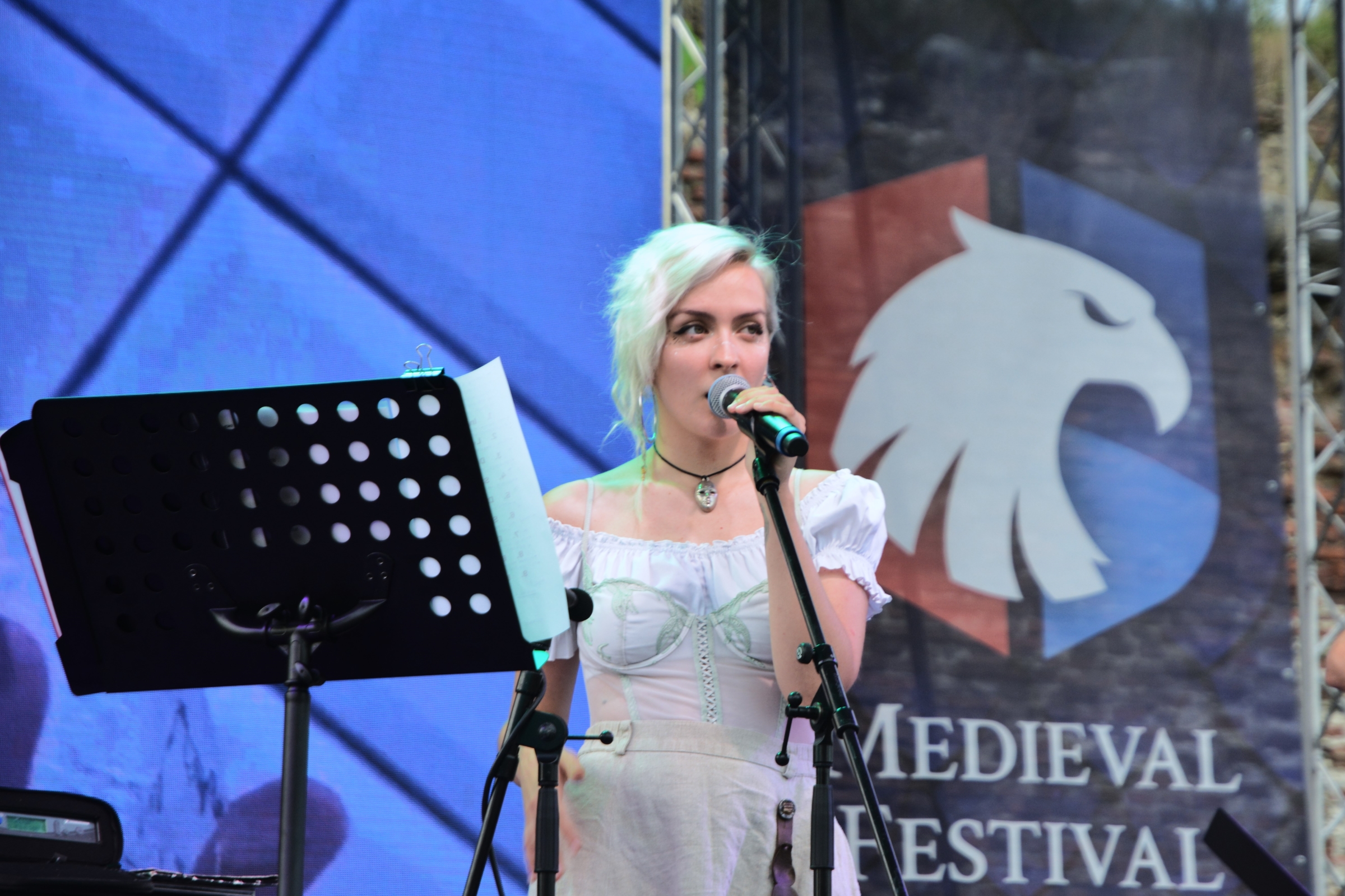 Concert Dafina la Festivalul Medieval Oradea Foto: Camelia Buşu