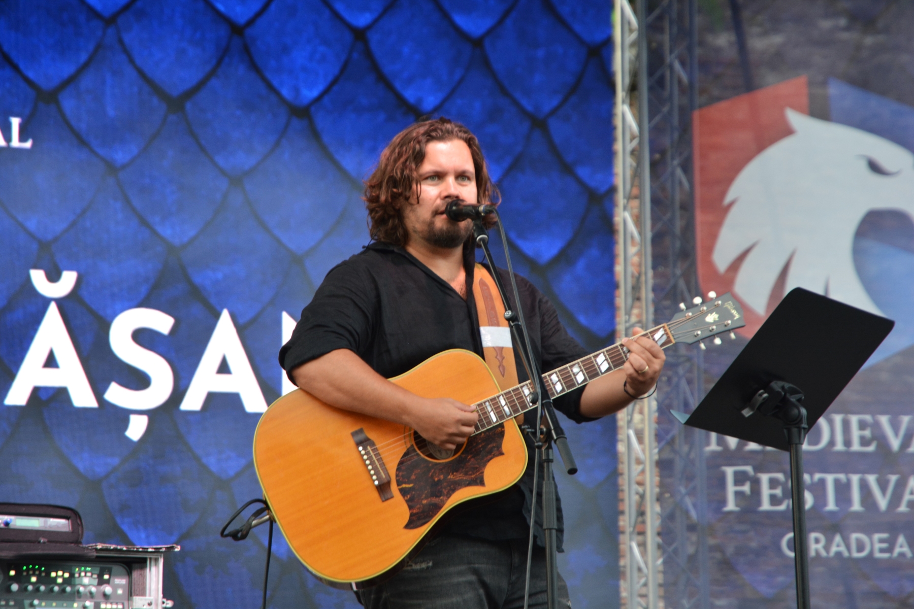 Concert Radu Almăşan la Festivalul Medieval Oradea. Foto: Camelia Buşu