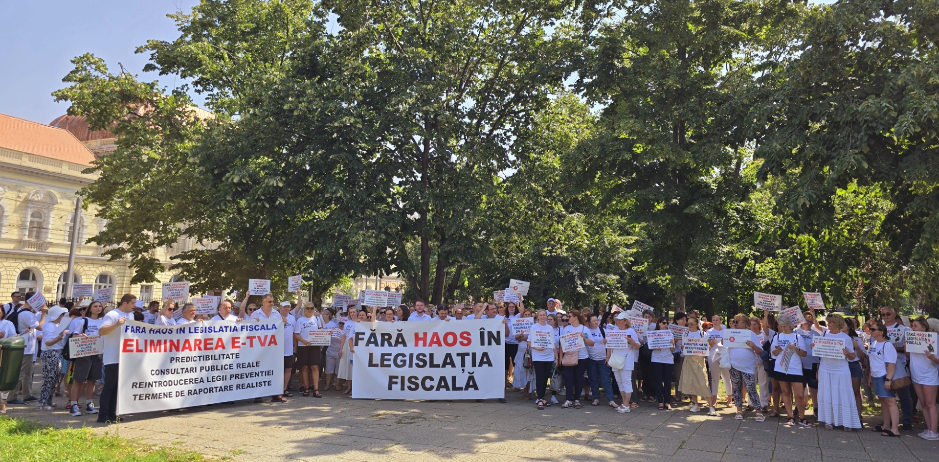 Protest pentru legislația fiscală 08.07.2024; Foto: Alexandru Nițescu