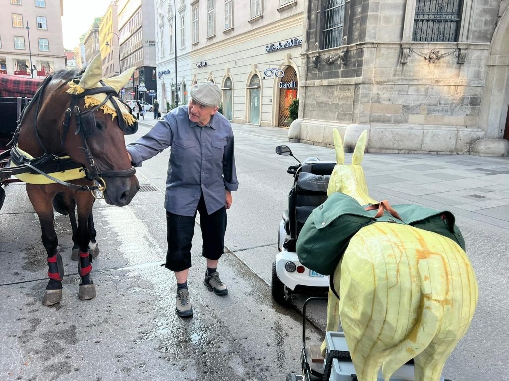 Ivo Weber şi măgăruşul