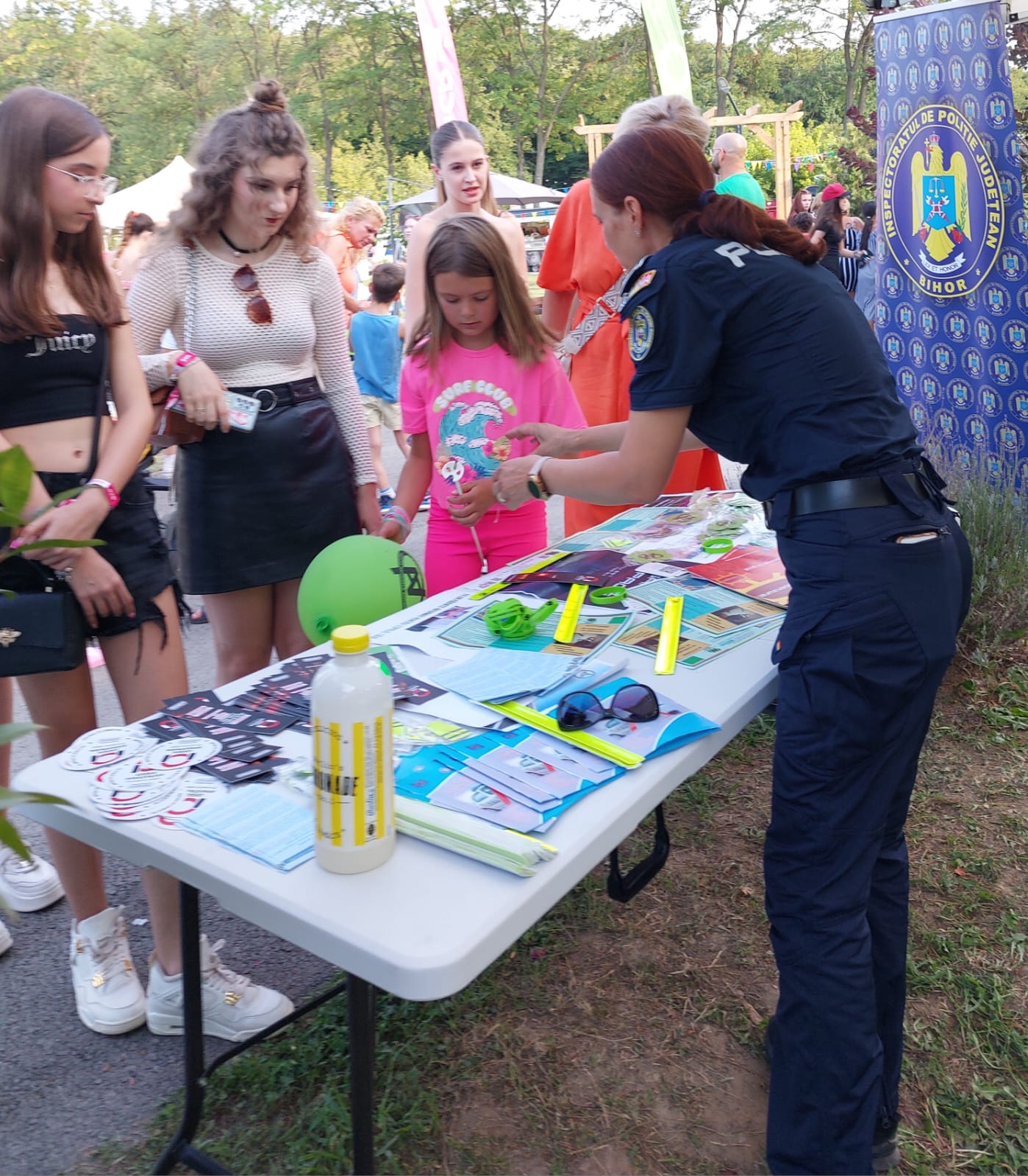 foto: Noi acțiuni de prevenire desfășurate de polițiștii bihoreni, 24.07.2024