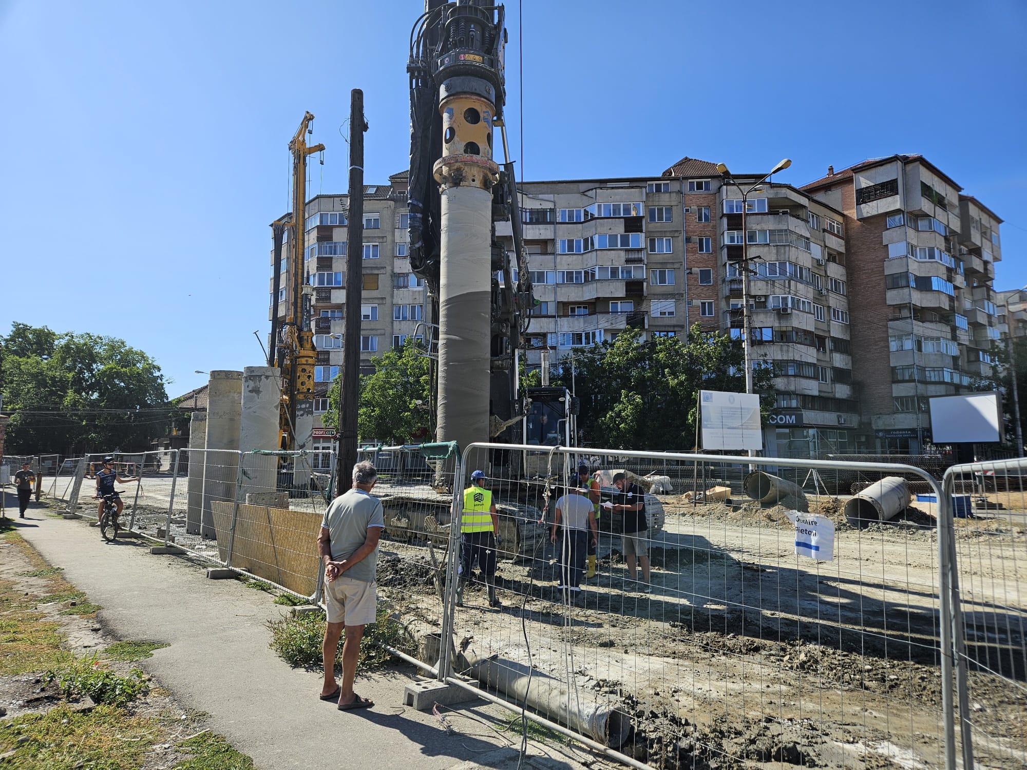 foto: Primăria Oradea: „lucrările la pasajul Decebal sunt în termen”, 29.07.2024