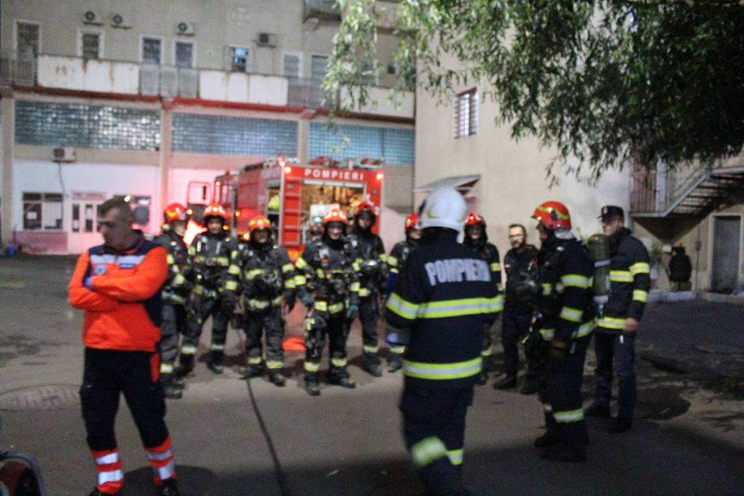 foto: Simulare de incendiu și evacuare a secției de maximă siguranță a Penitenciarului Oradea, 26.09.2024