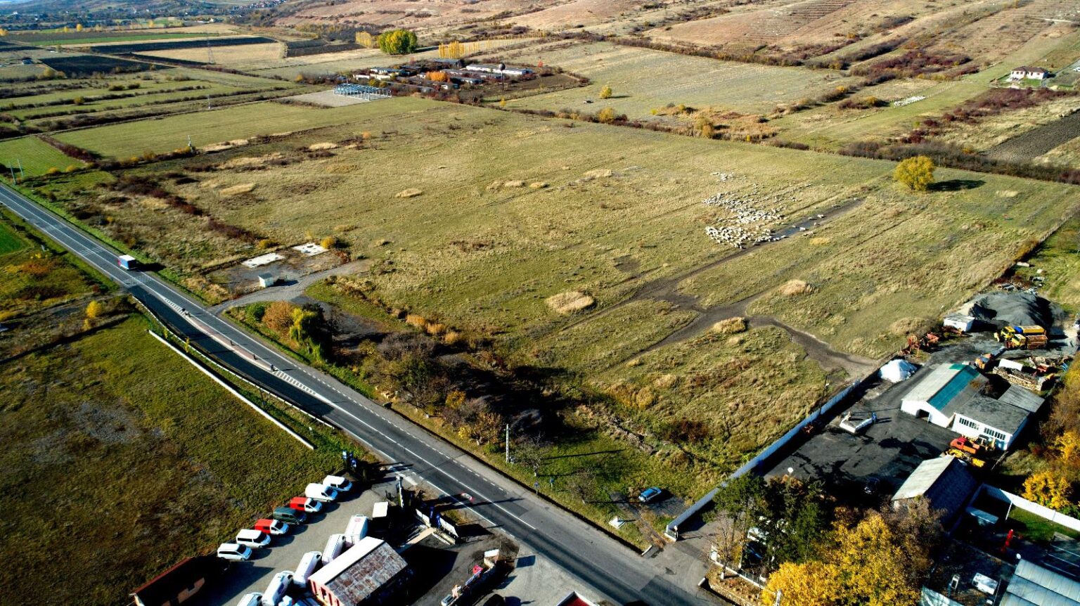 Foto: Lucrările la Parcul Industrial Aleșd 26.09.2024