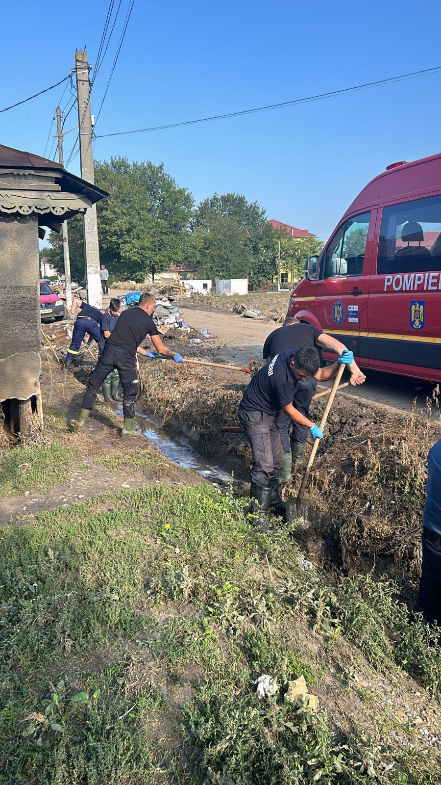 Foto: Pompierii bihoreni în Galați 26.09.2024