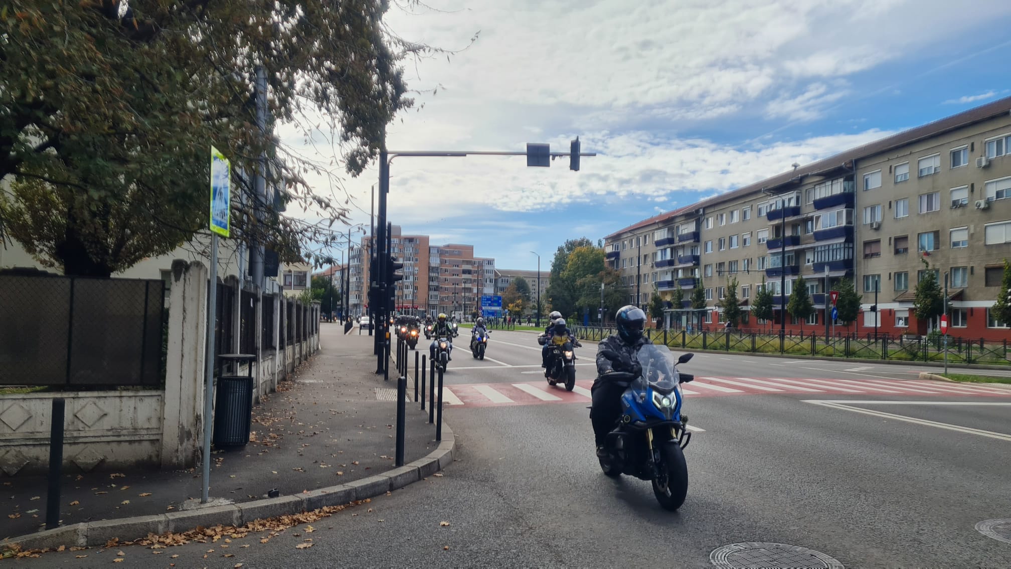 Defilarea sutelor motocicliști în Oradea 13.10.2024; Foto: Vlad Chelaru