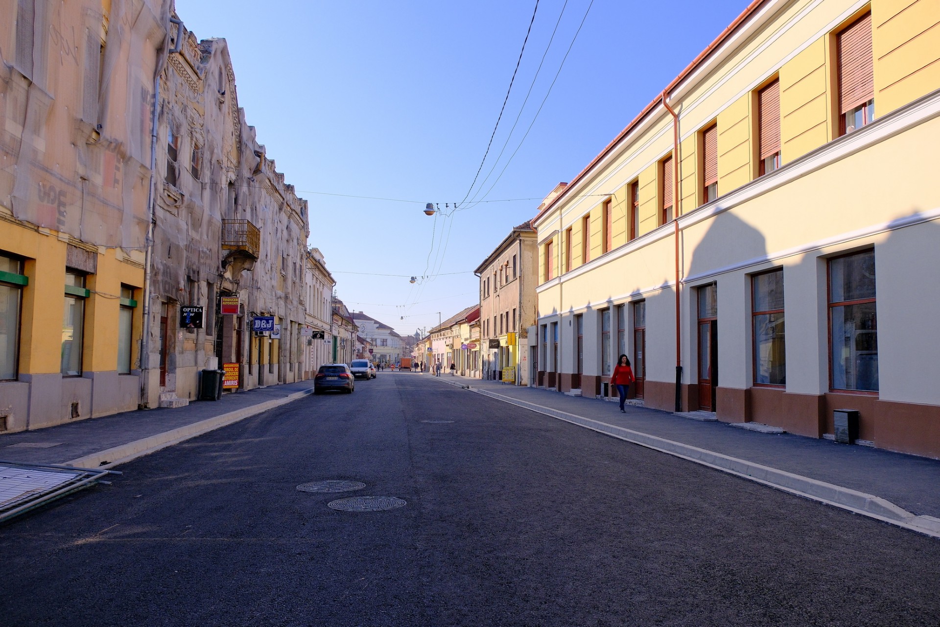 Strada Avram Iancu, parțial asfaltată 23.10.2024 FOTO: Alexandru Nițescu