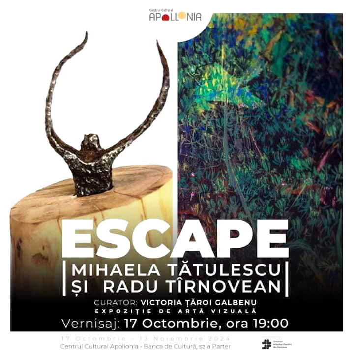 Expoziţia „Escape” a artiştilor Mihaela Tătulescu și Radu Tîrnovean