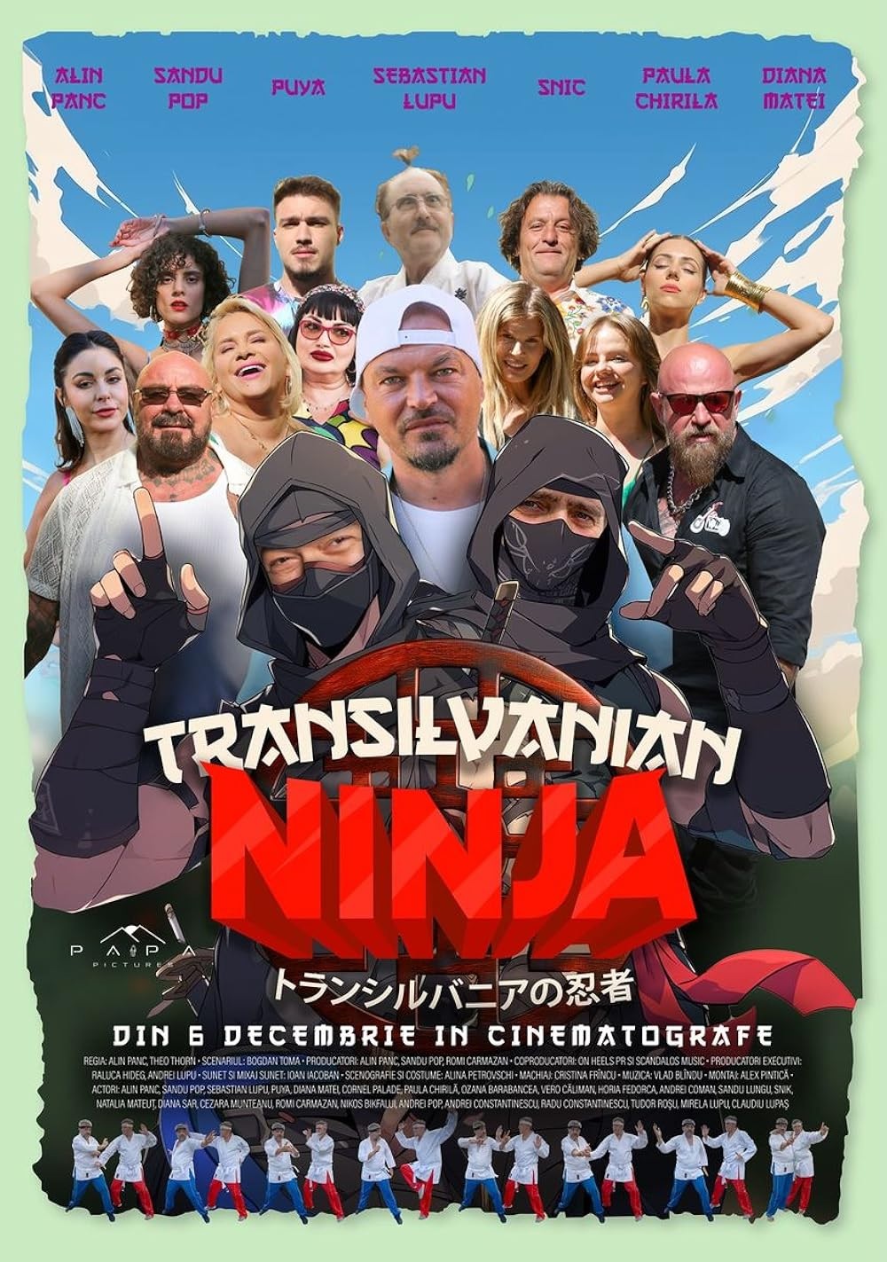 Sebi Lupu şi Sandu Lungu în Transilvanian Ninja. Foto: transilvanianinja.ro