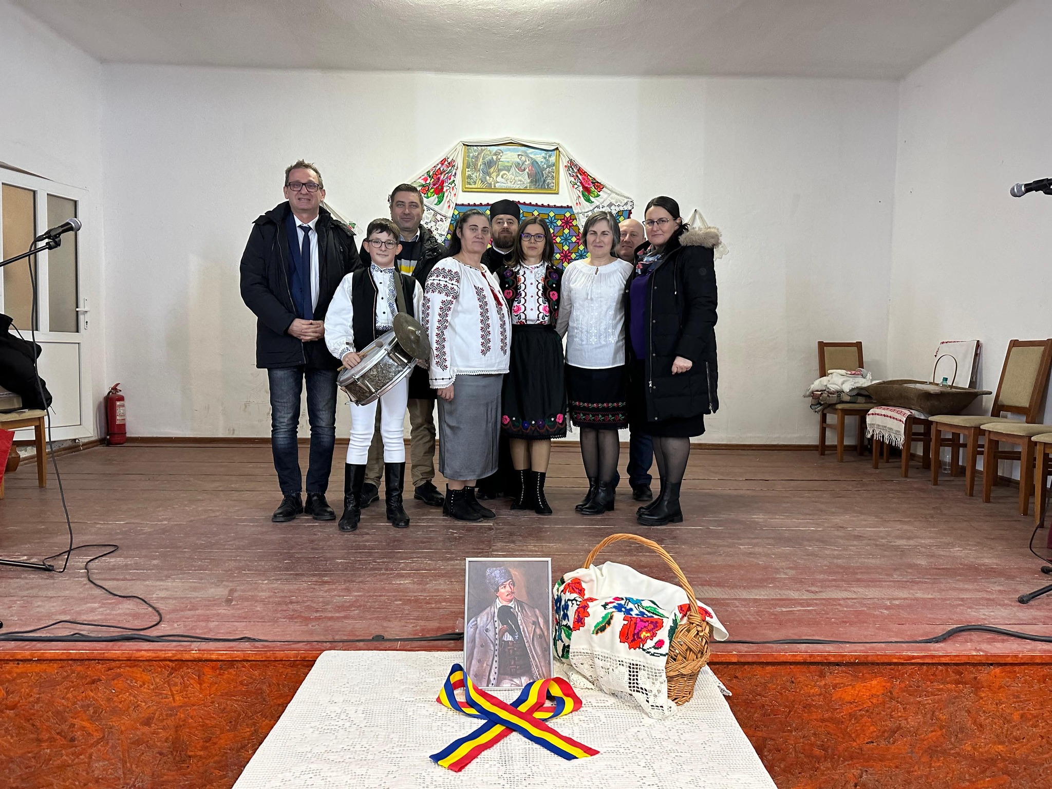 foto: Elevii și profesorii Școlii Gimnaziale Nr. 1 Cuzap, protagoniștii unui eveniment cultural dedicat eroului național Avram Iancu, 03.01.2024